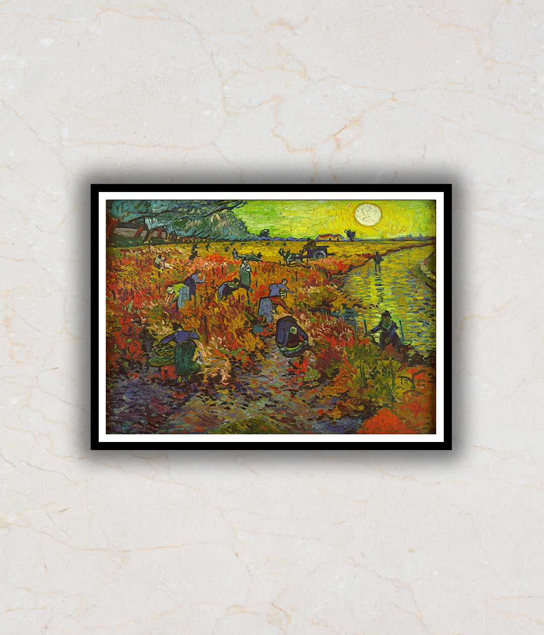 The Red Vineyard Artwork Painting For Home Wall Art D�_cor By Vincent Van Gogh