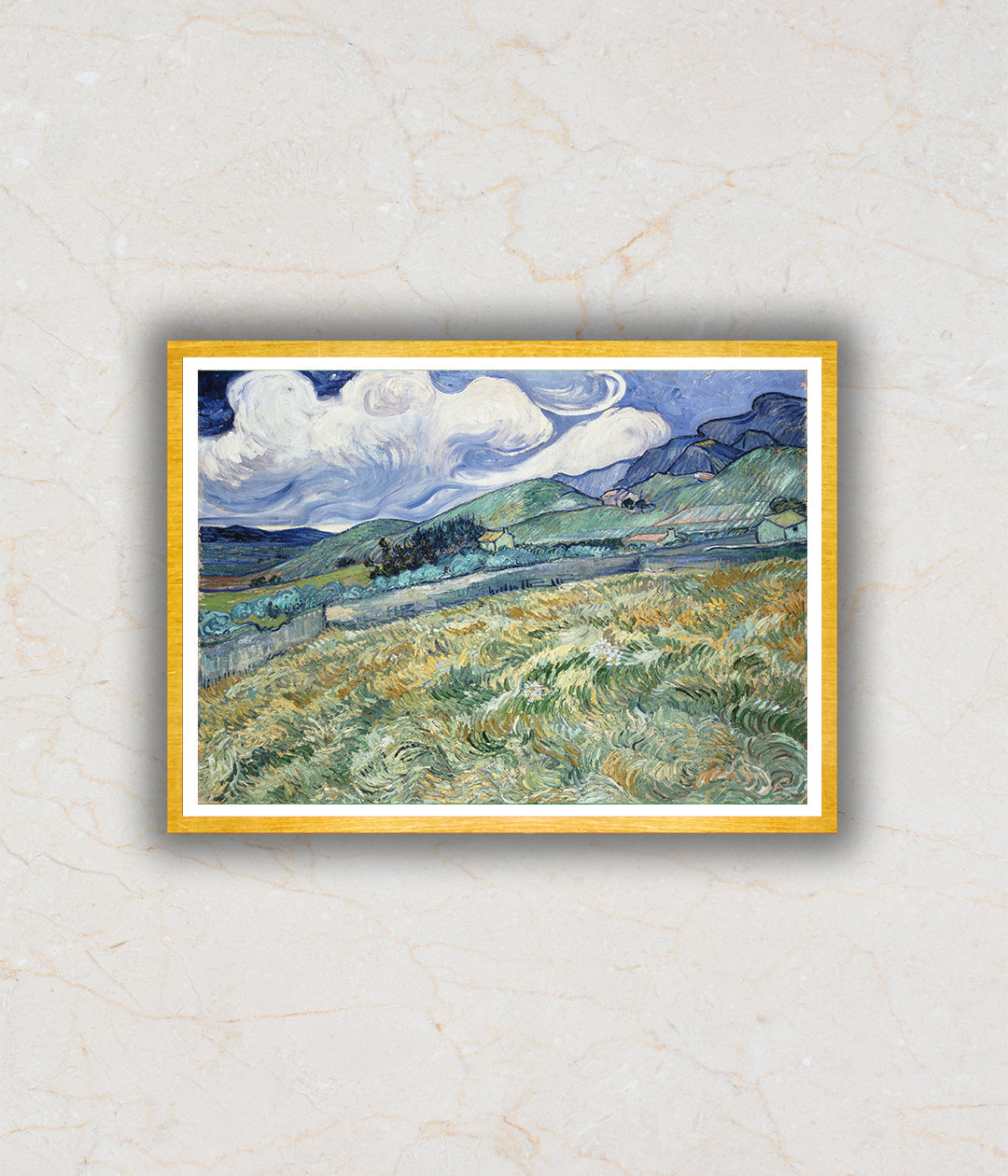 Landscape from Saint R�_my Artwork Painting For Home Wall Art D�_cor By Vincent Van Gogh