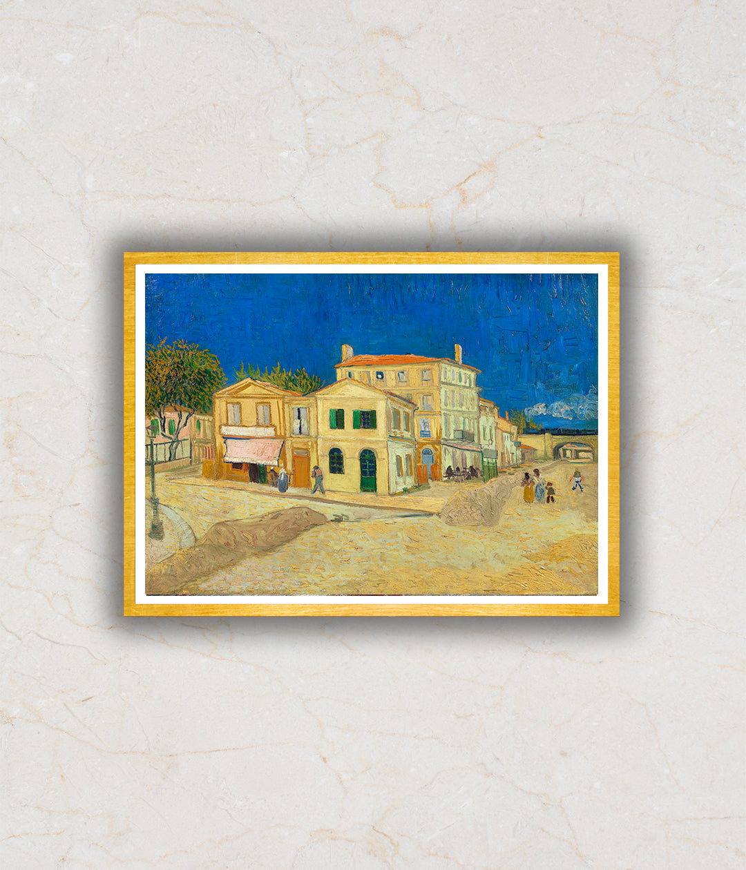 The Yellow House (1888) Artwork Painting For Home Wall Art D�_cor By Vincent Van Gogh