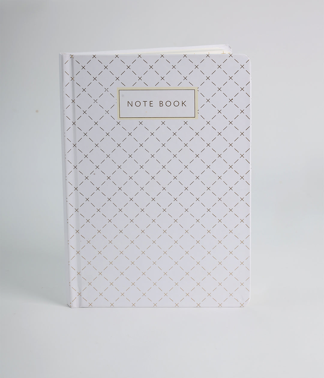 Cross My Path Hardbound Notebook Journal Diary with Gold Foil Accents