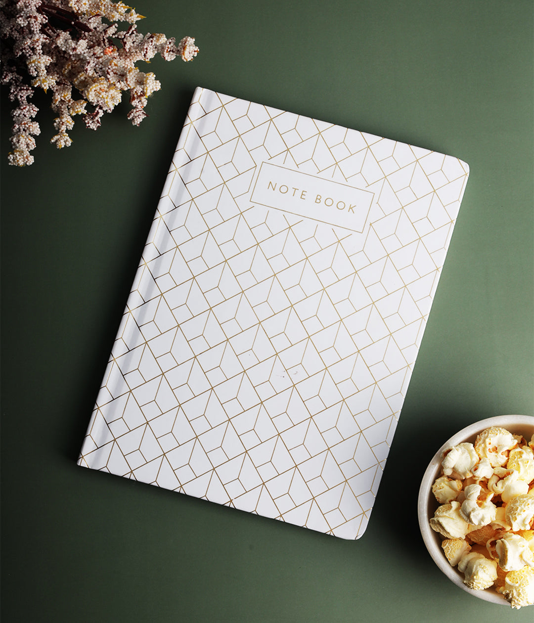 Mirage Hardbound Notebook Journal Diary with Gold Foil Accents