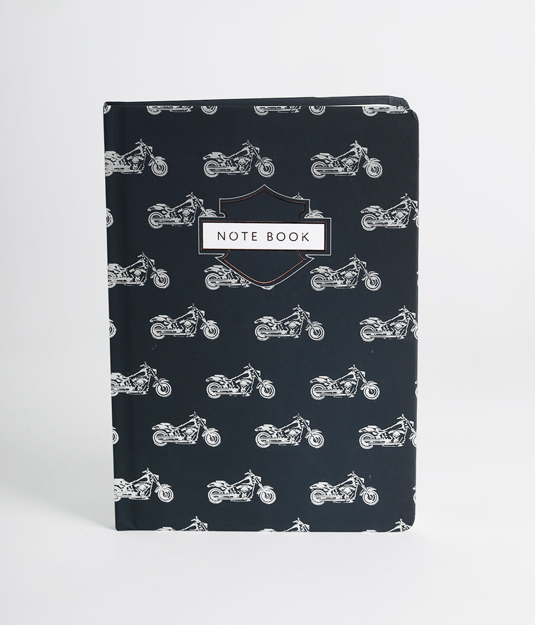 Miles To Go Hardbound Notebook Journal Diary with Silver Foil & Copper Foil Accents
