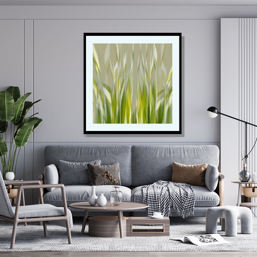 Ribbons of Grass Artwork Painting By Nel Telson
