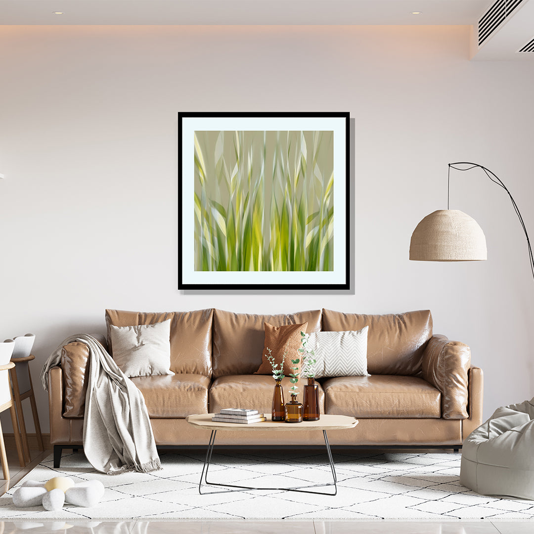 Ribbons of Grass Artwork Painting By Nel Telson