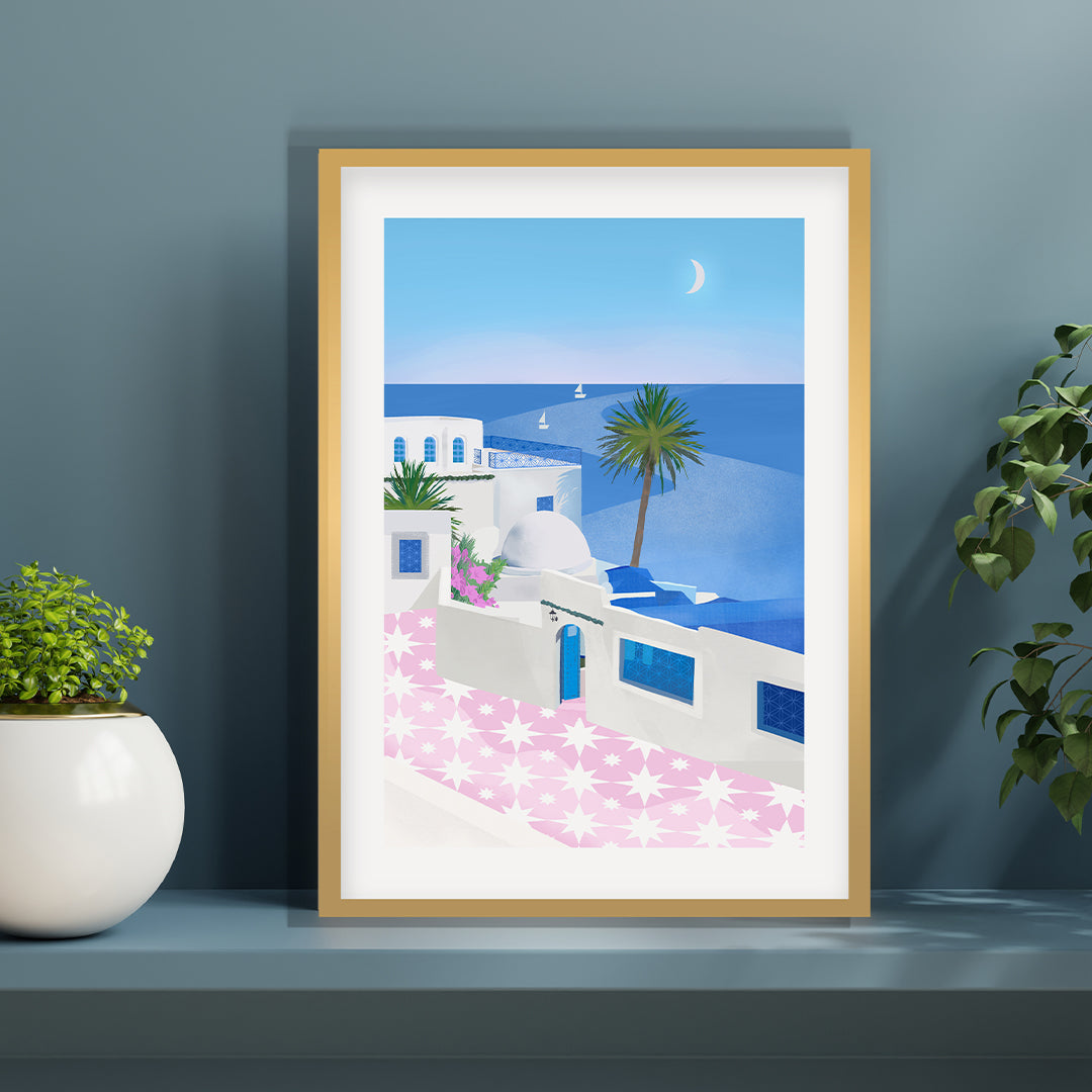 Tunis Petra Lidze Painting Artwork For Home Wall Dacor