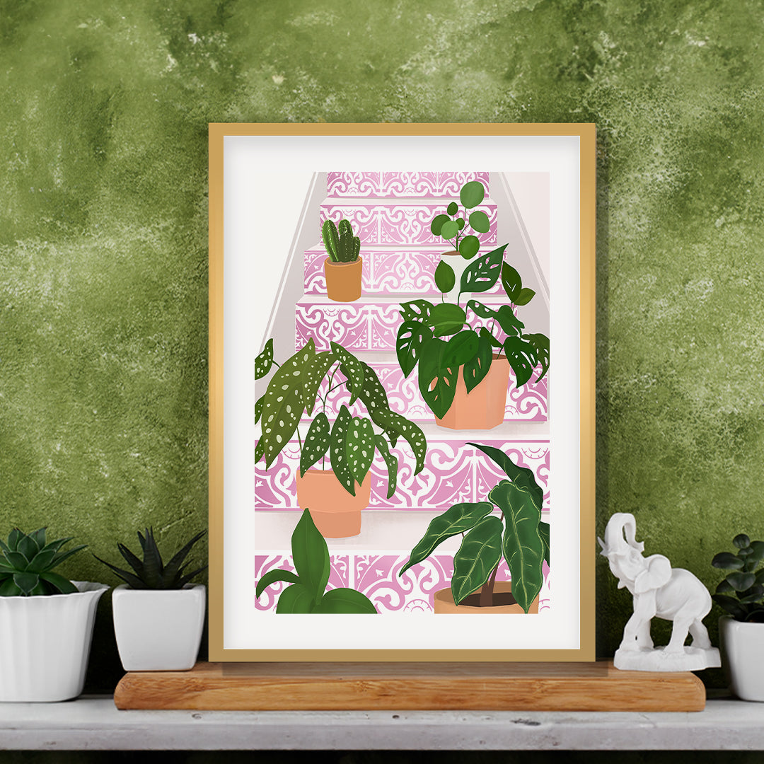 Plants Petra Lidze Painting Artwork For Home Wall Dacor