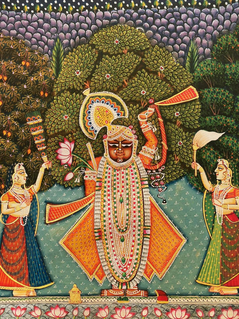 Shrinath Ji Raas Leela Pichwai Painting 2