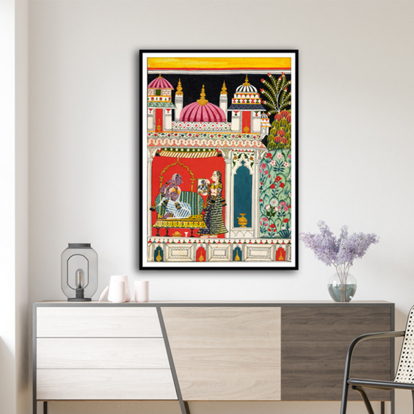 Vilaval Ragini Artwork Painting For Home Wall Art D�_cor