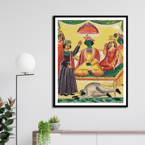 Rama and Sita Artwork Painting For Home Wall Art D�_cor