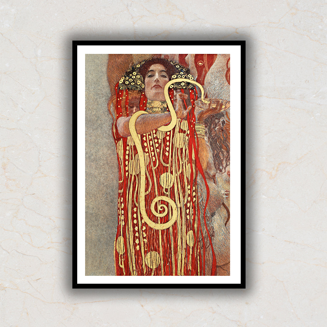 Gustav Klimt's Hygieia (1907) Famous Art Painting