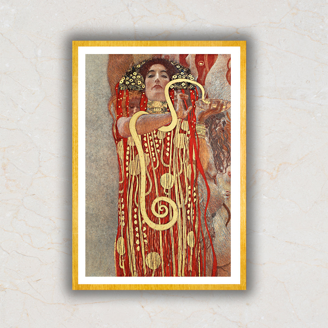 Gustav Klimt's Hygieia (1907) Famous Art Painting
